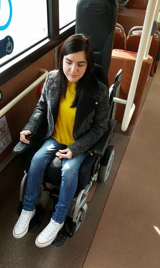 Quantum wheelchair securement on Lothian Buses