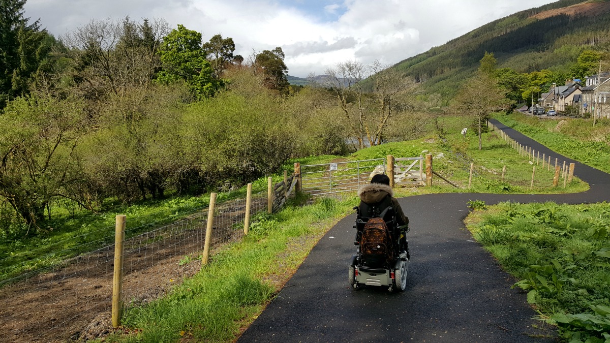 Accessible Scottish Walks Strathyre wheelchair accessible