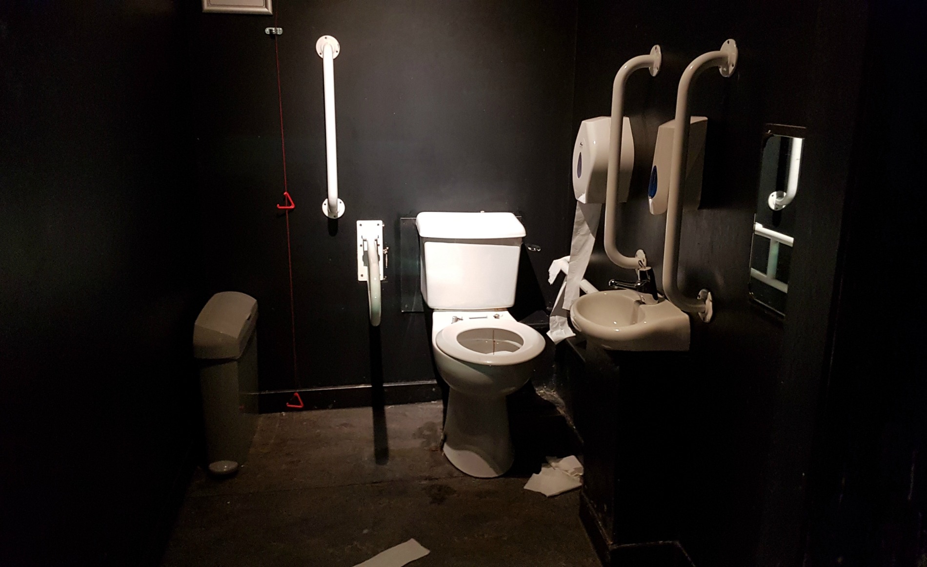 O2 ABC Glasgow accessible toilet
