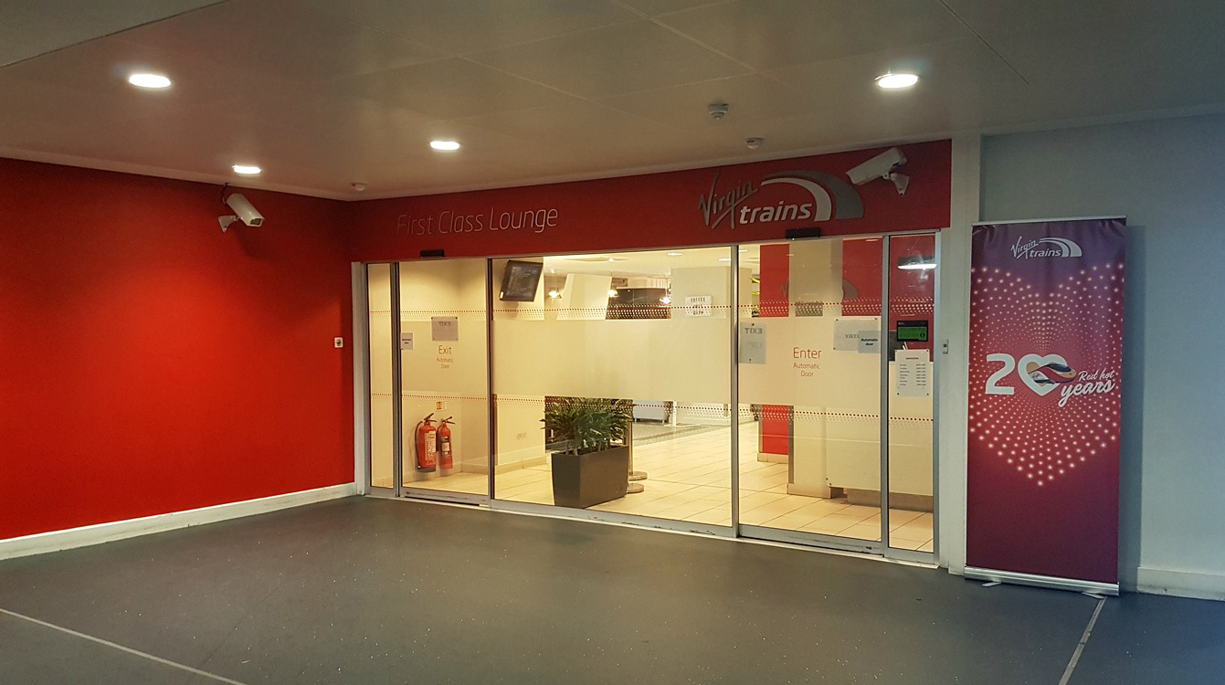 Virgin Trains first class lounge at euston station review