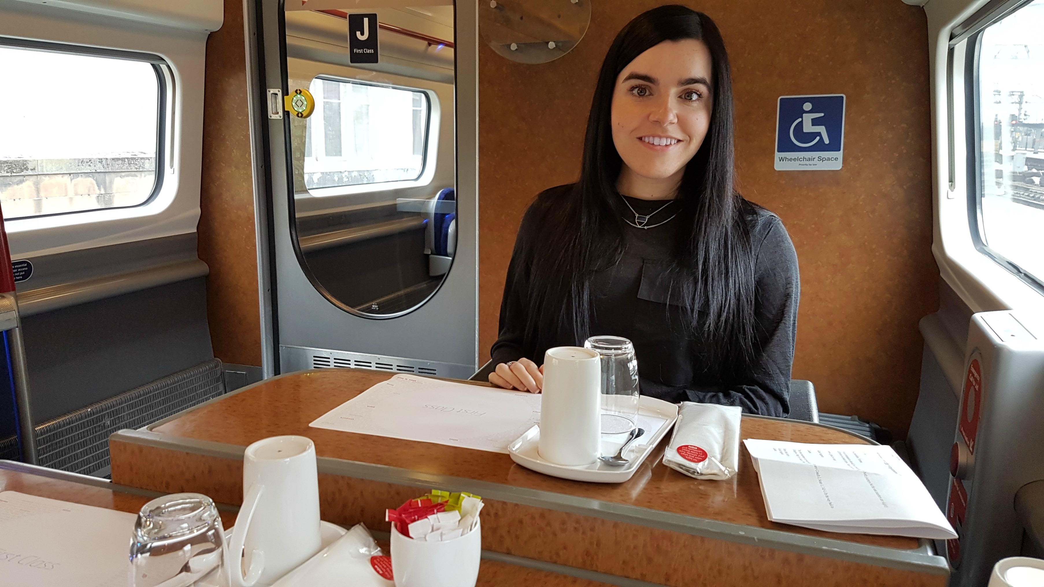 Virgin Trains first class wheelchair accessible seat onboard 