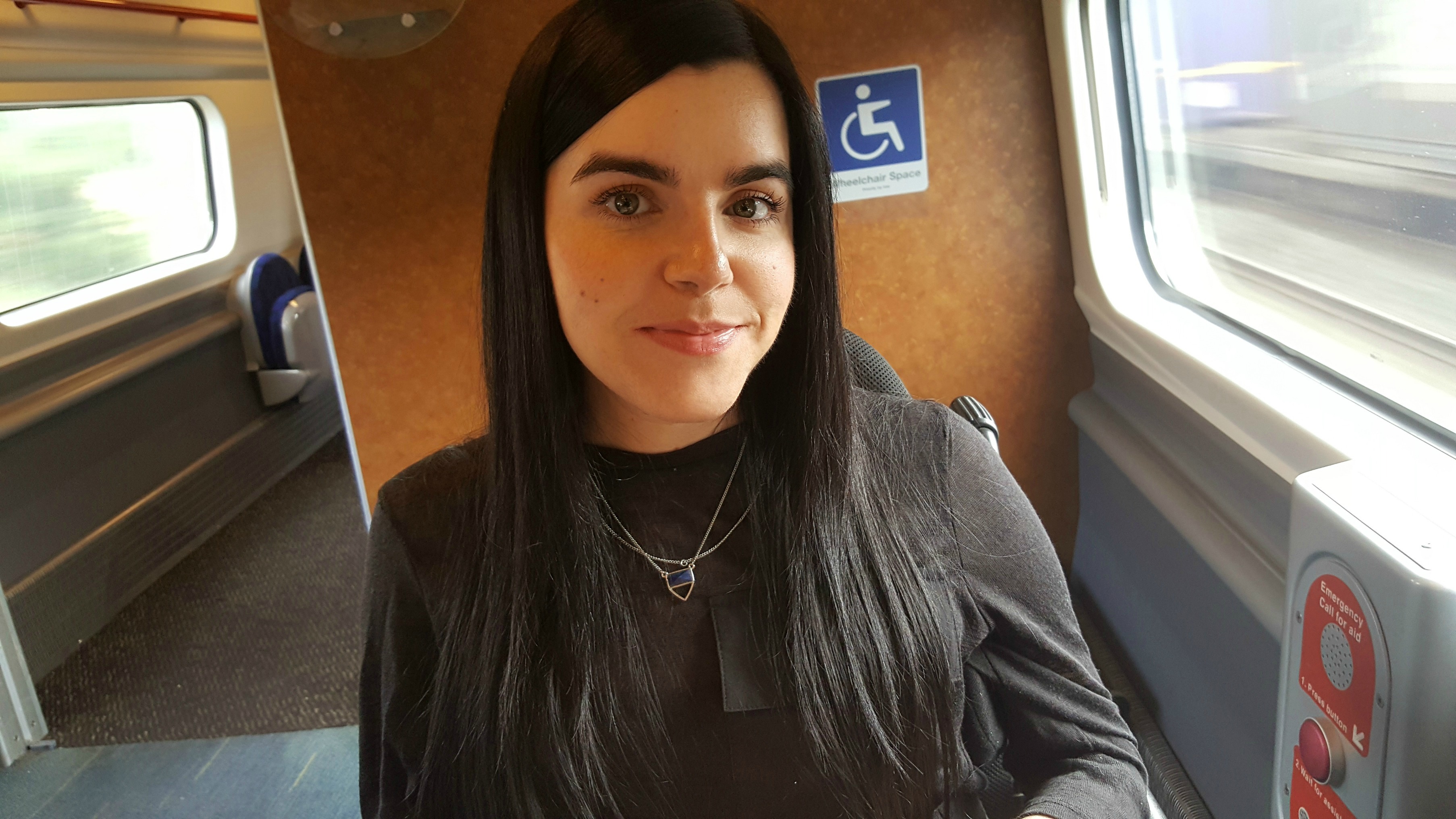Virgin Trains first class wheelchair accessible seat onboard