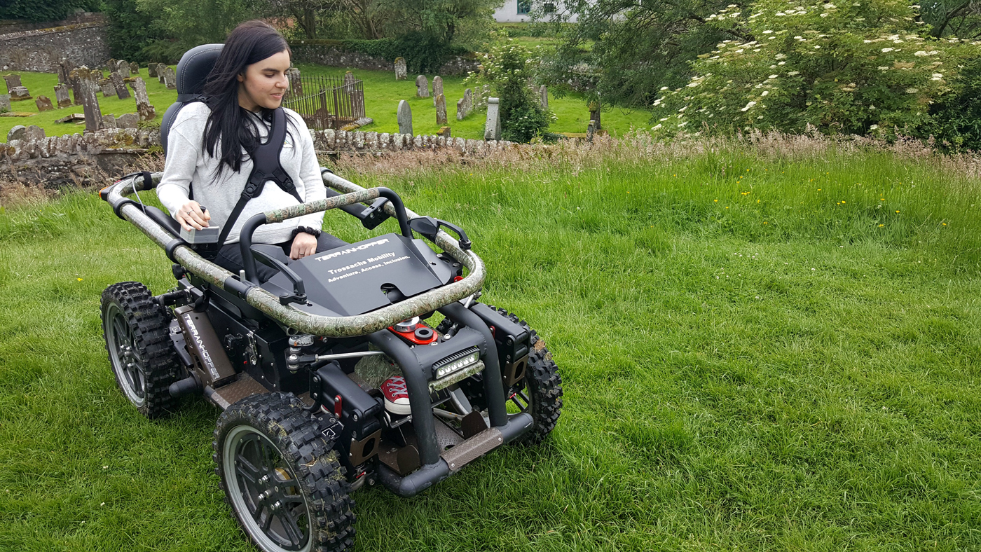 simply emma driving all-terrain-wheelchair callander