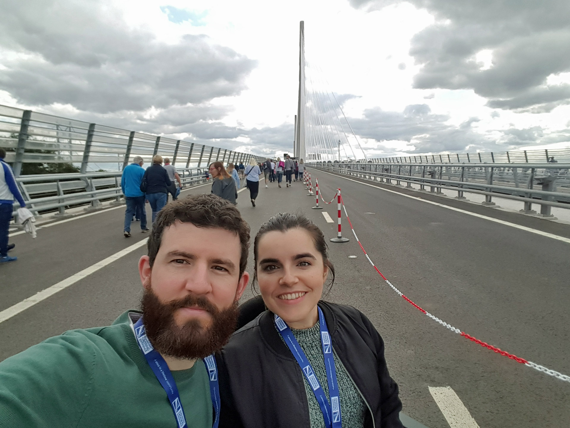 The Queensferry Crossing experience wheelchair user