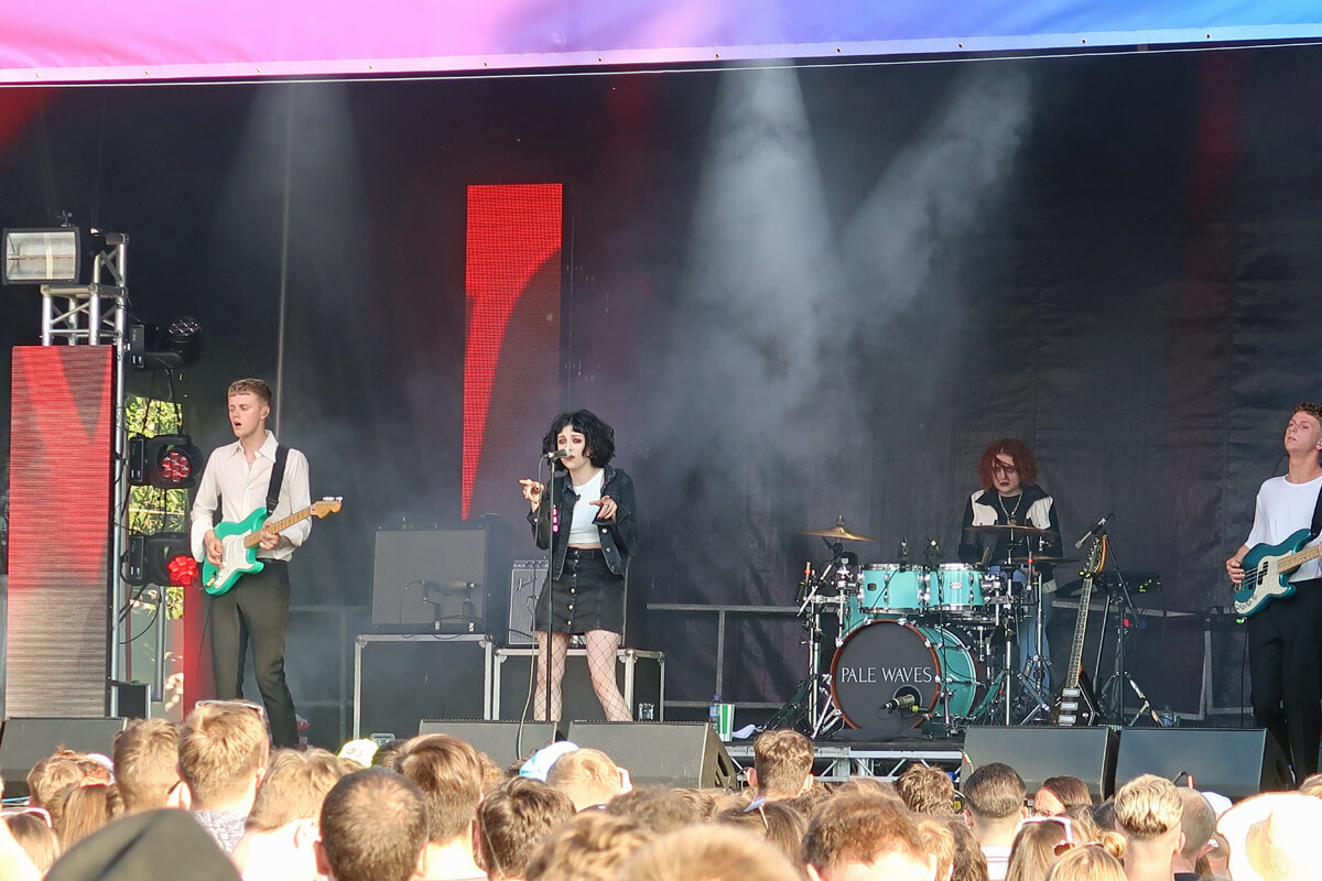 Things I've Loved in June: Pale Waves on the King Tuts stage at TRNSMT festival.