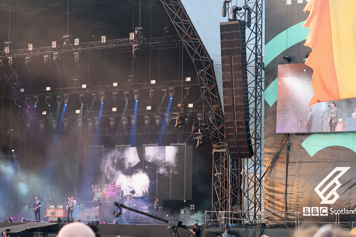 Stereophonics headlining on the main stage at TRNSMT festival.