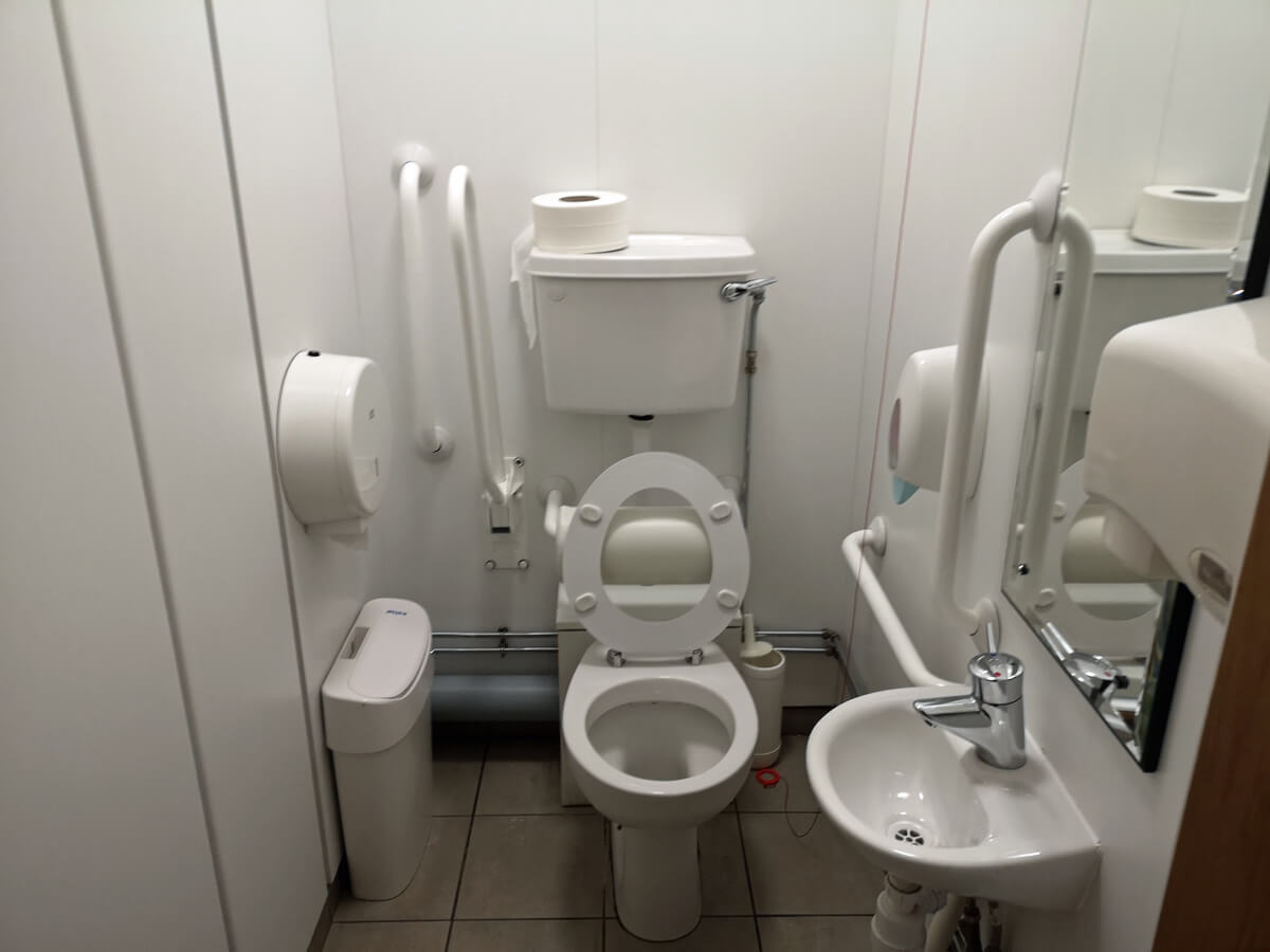 Accessible toilet at The Mitchell Library