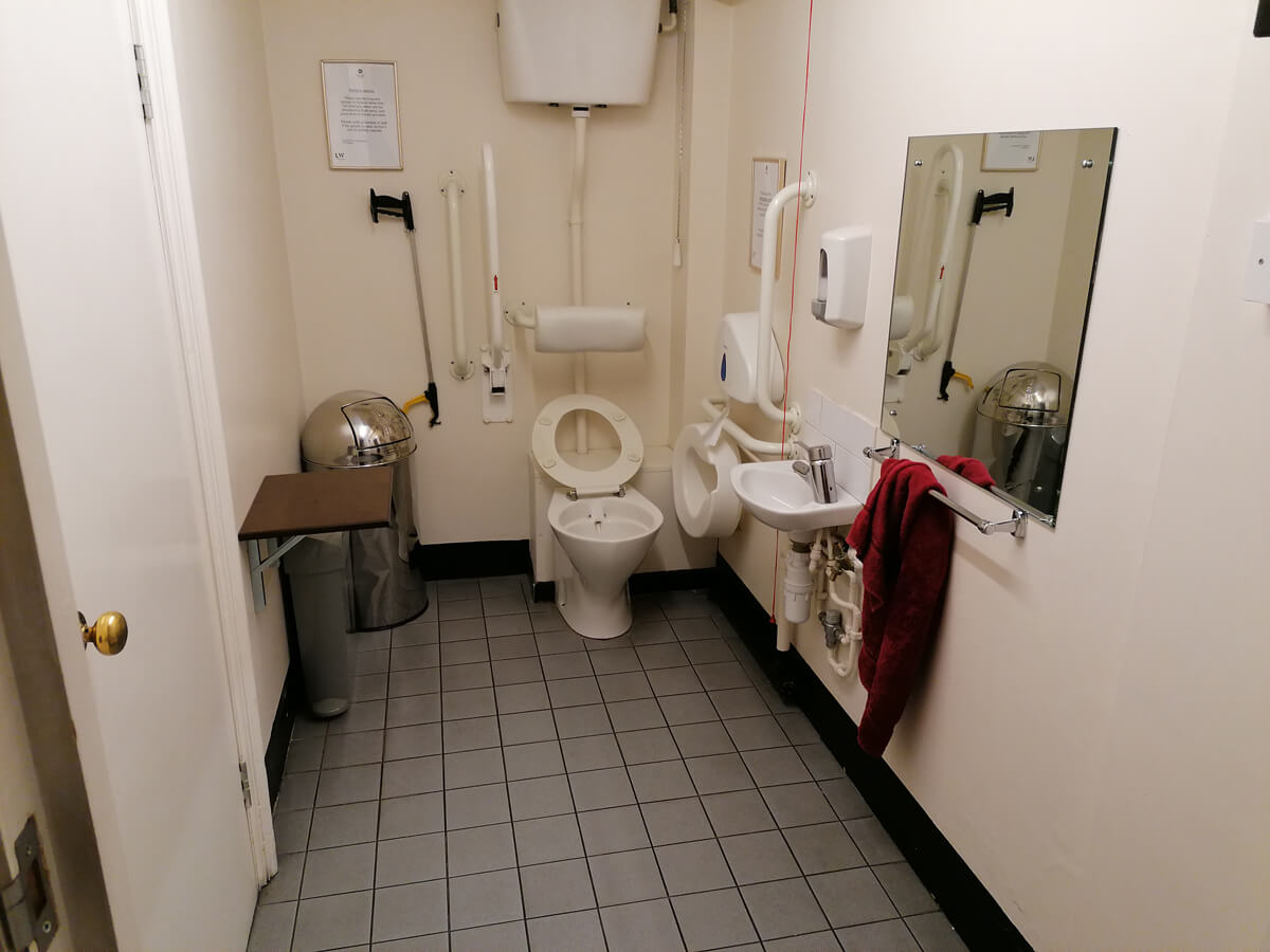 Her Majesty’s Theatre accessible toilet
