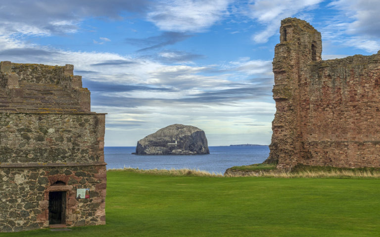 A view of Bass Rock from