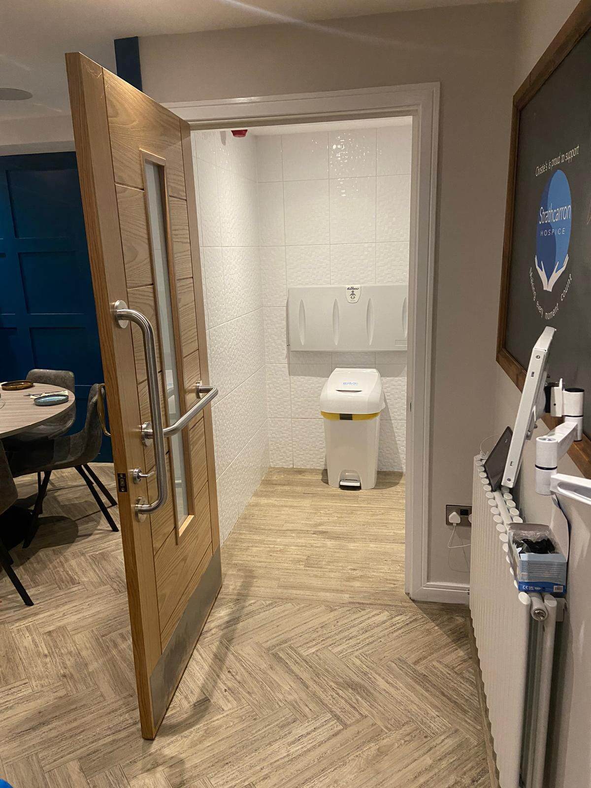 Accessible toilet at Christie's Falkirk restaurant