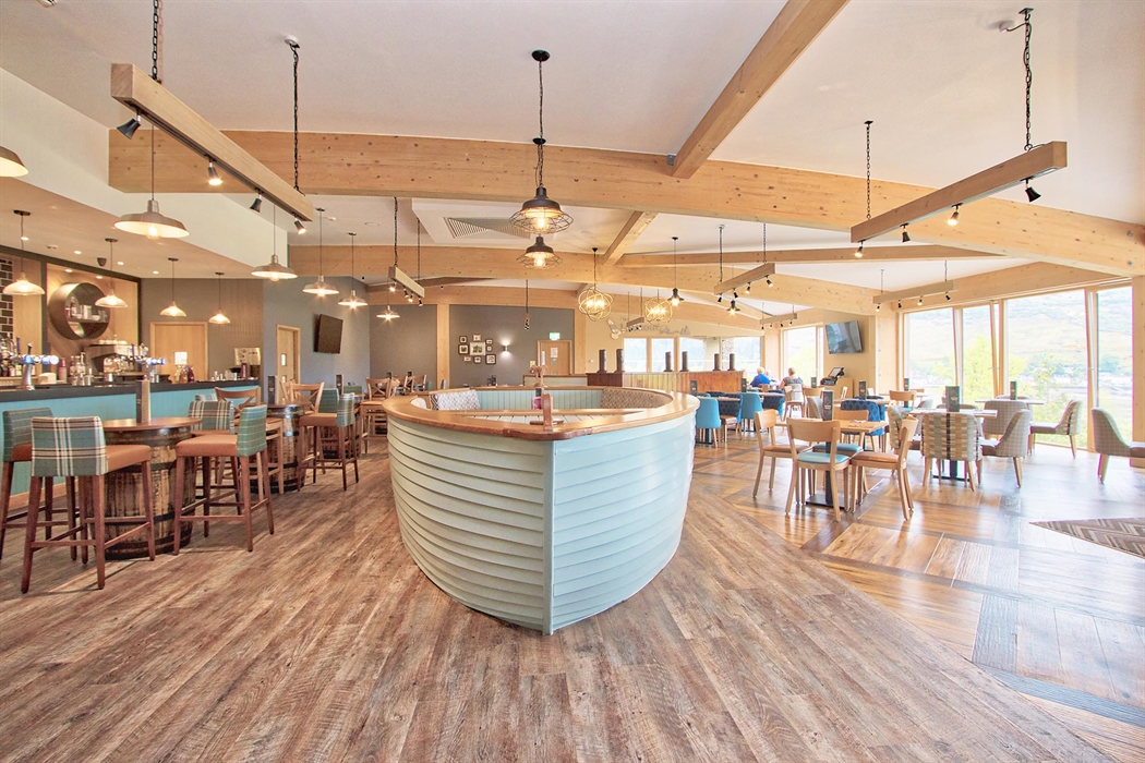 The View restaurant at Drimsynie Holiday Village