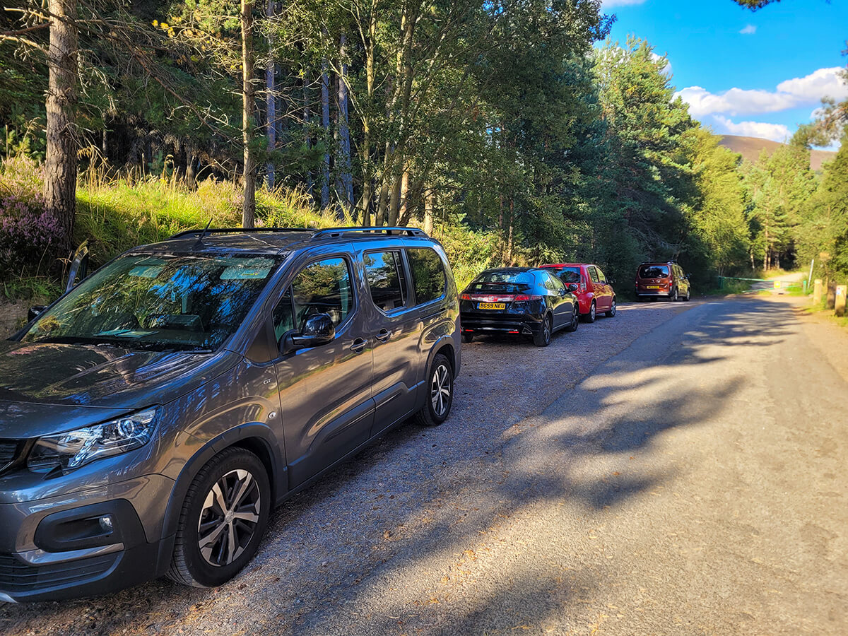Glenmore Forest parking