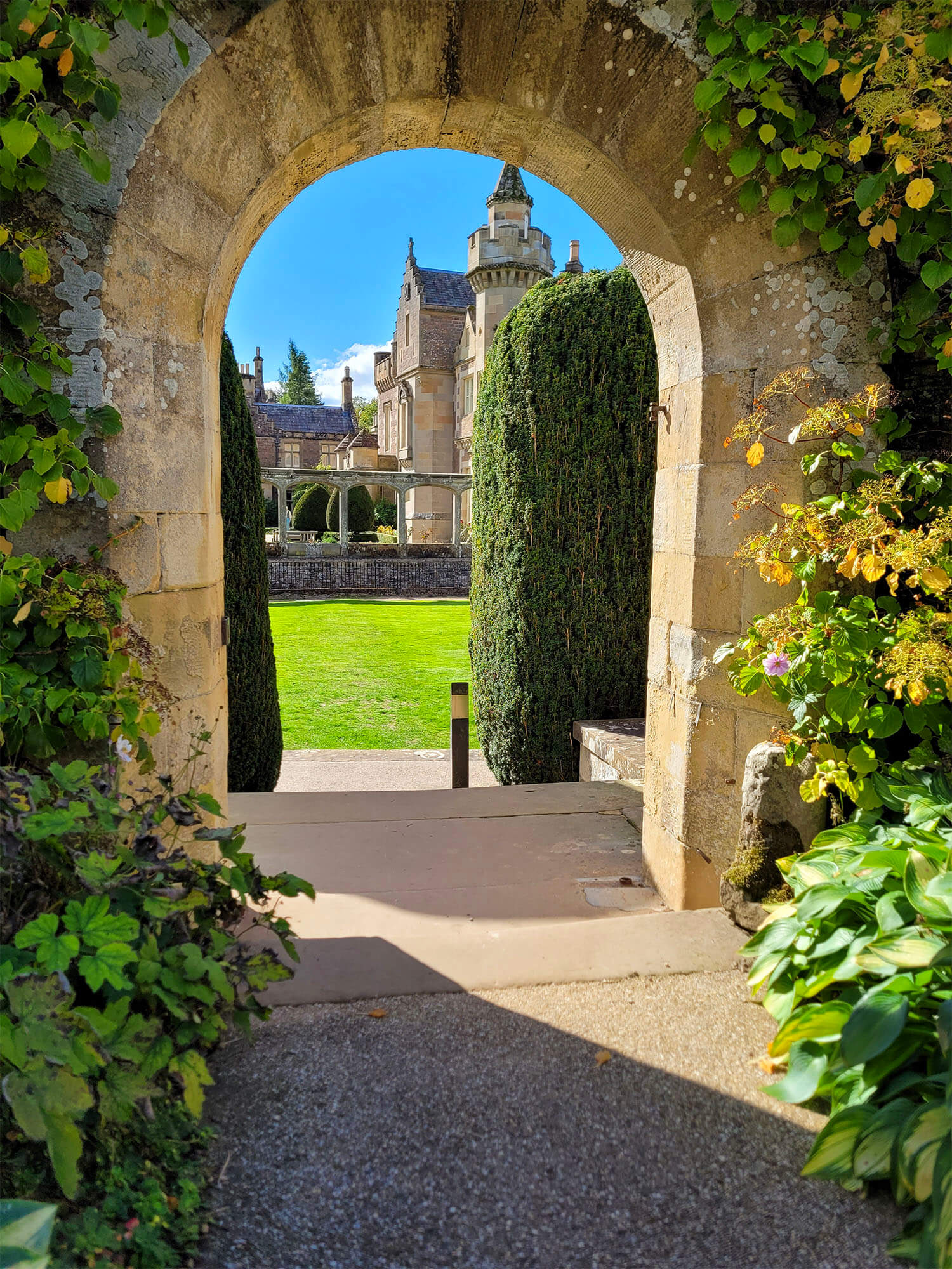 Abbotsford walled garden archway