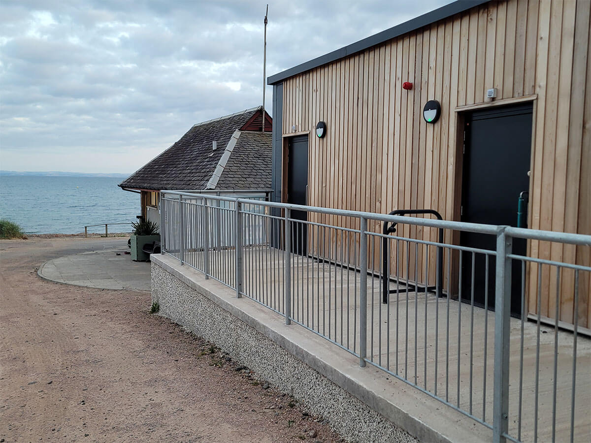 Lower Largo Beach Changing Places toilet and Beach Wheelchairs facility.